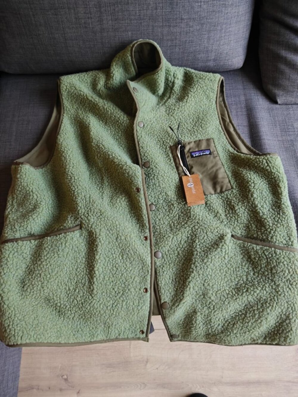 Patagonia Retro Pile Fleece Vest Green Men's XL